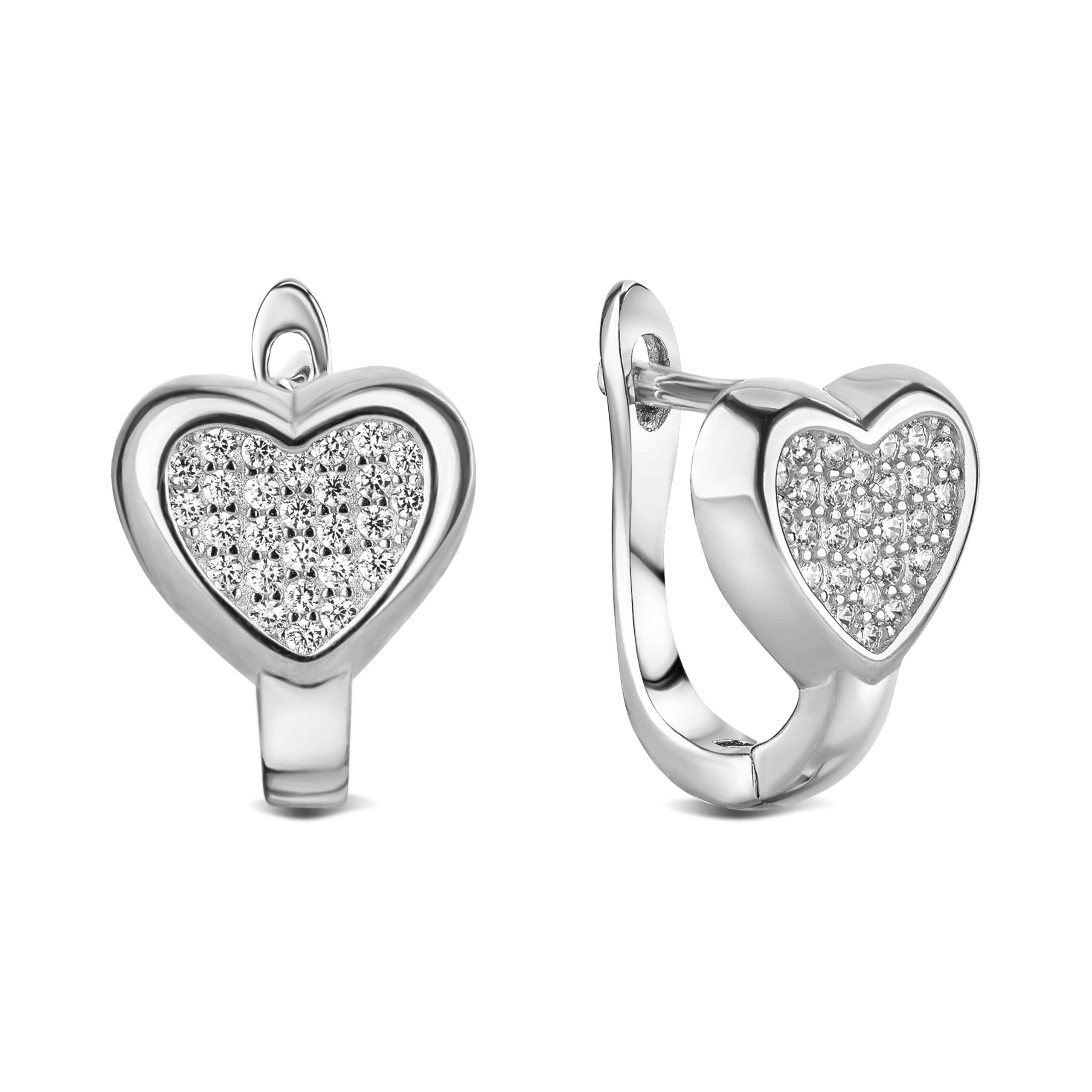 

Серебряные серьги с цирконием Сердечки КАМЕЯ 28200922.146.006345s