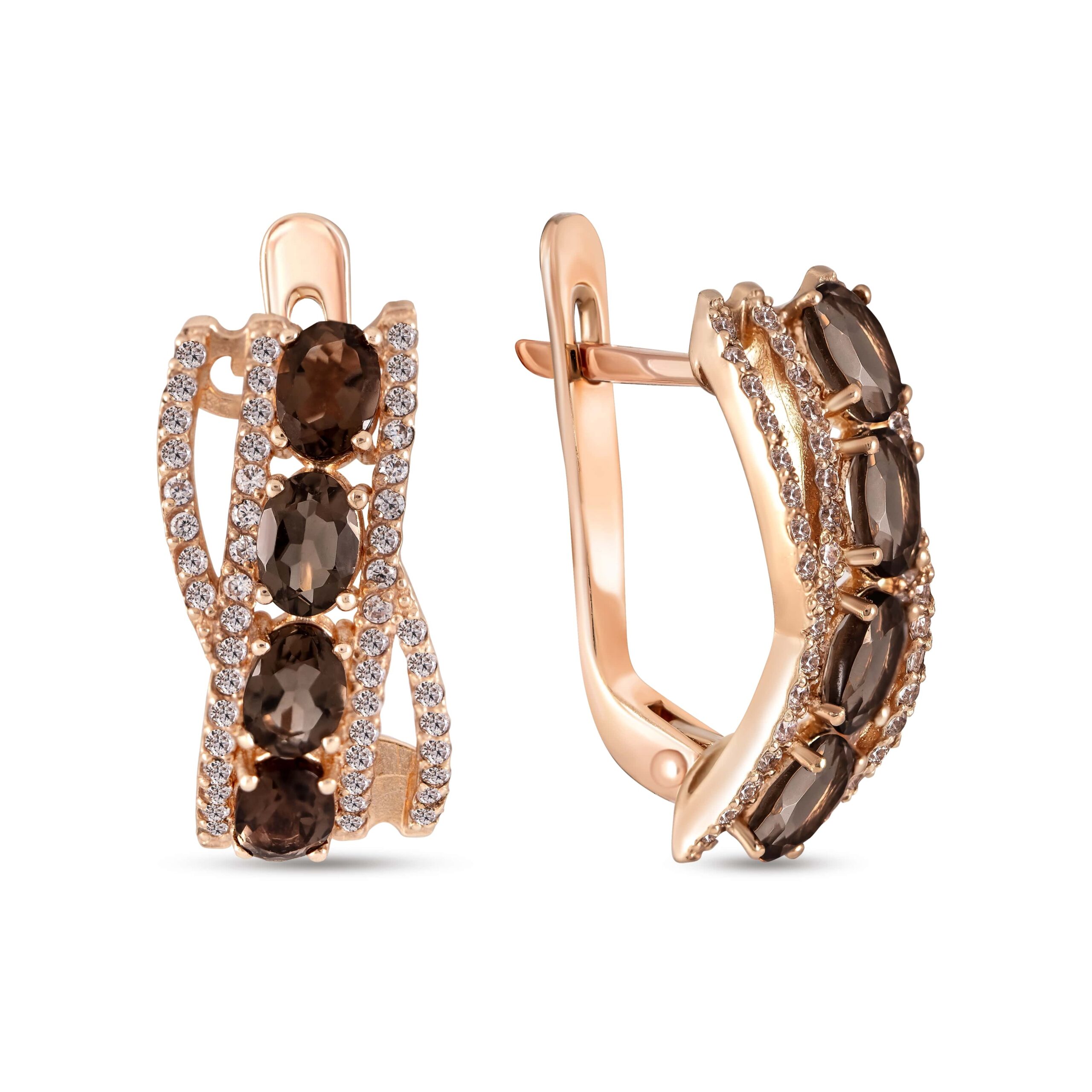 

Серьги из красного золота с кварцом КАМЕЯ 22500811.244.s420400056