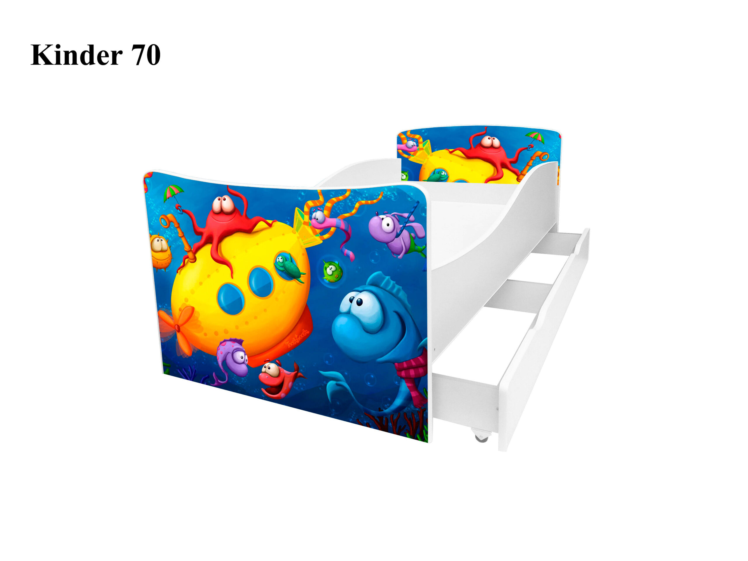 

Кровать Viorina Deko Киндер №70 140х70 Белый