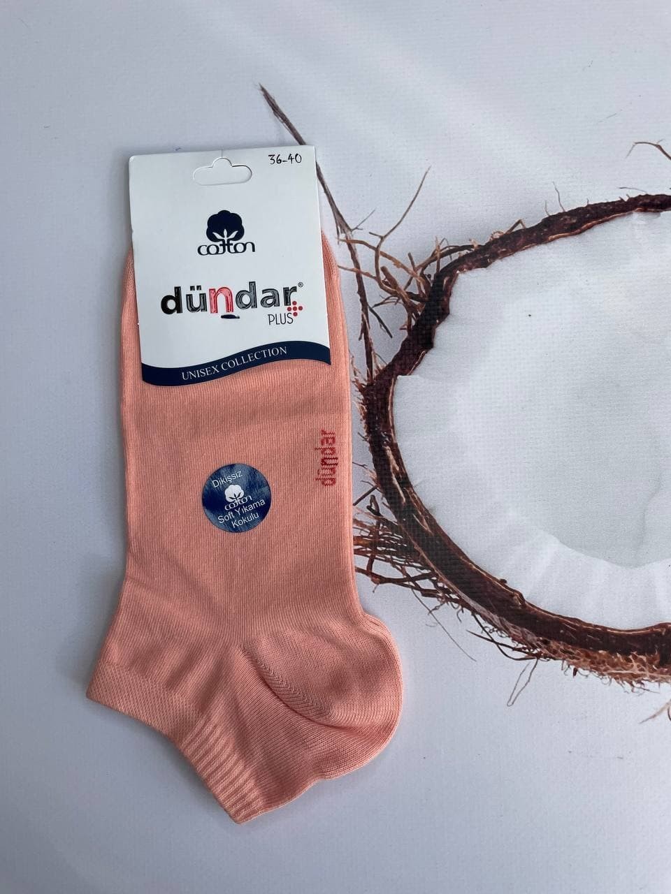 

Женские носки Dundar 36-40р. Персиковый
