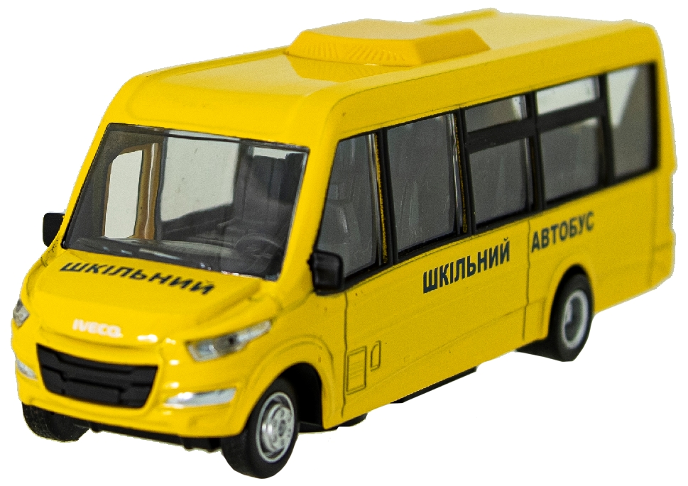 

Автомодель Techno Park Iveco Daily Школьный автобус (DAILY-15CHI-YE)