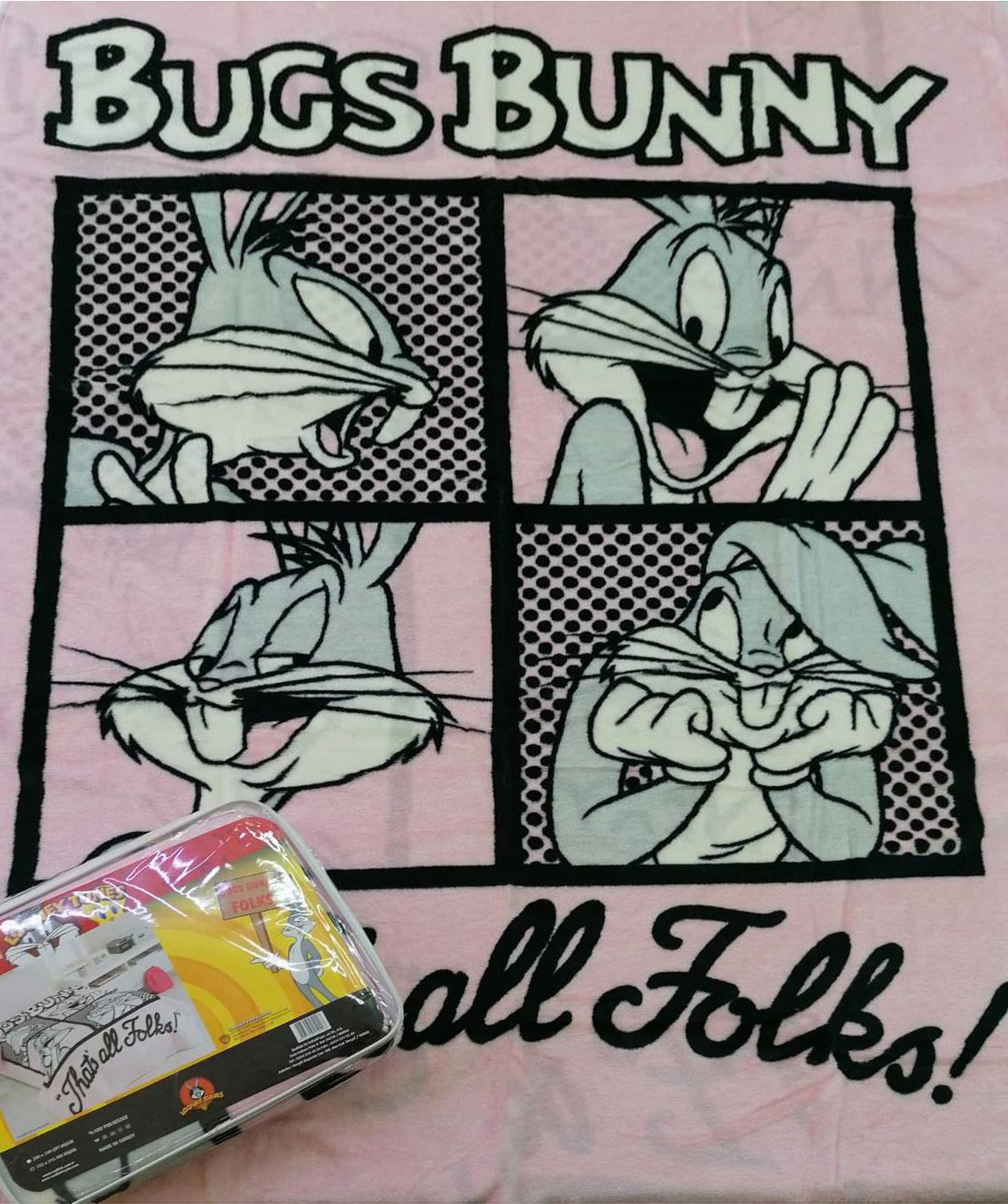 

Плед Ozdilek Микрофибра Bugs Bunny Folks 155x215 (155215_bugs bunny folks)