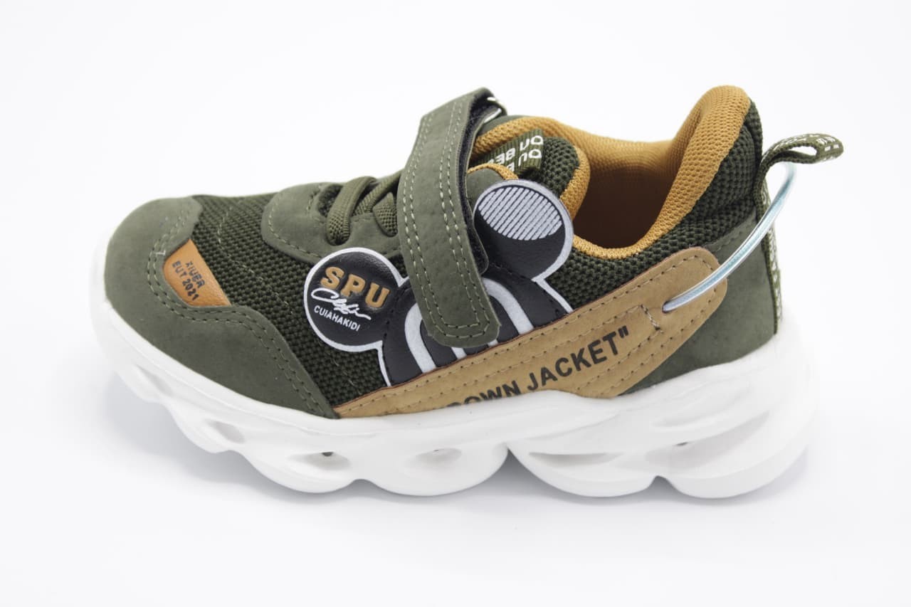 Кроссовки облегченные Микки на мальчика светящиеся 26 р