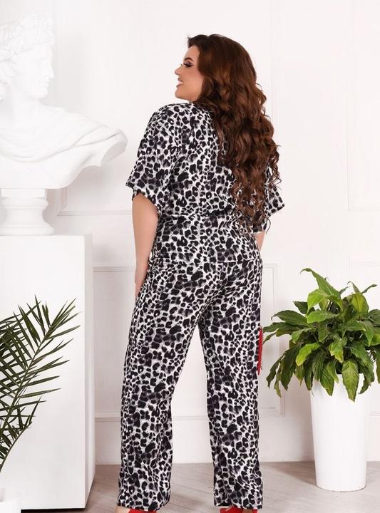 

Костюм G&M k-79907 - Размер цвет леопард серый, Костюм G&M k-79907 54-56 Размер цвет леопард серый