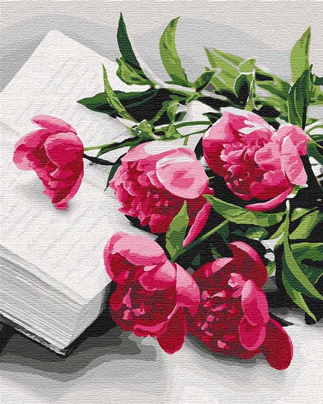 

Картина для рисования по номерам Идейка Загадочные пивонии 40х50 см (КНО3059)