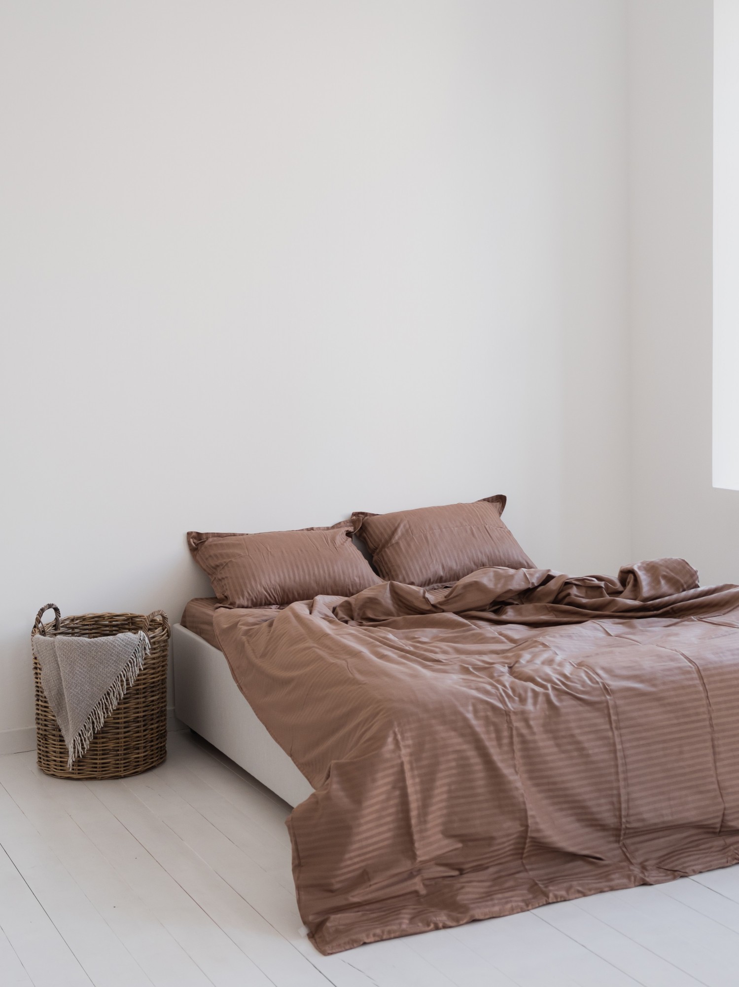 

Комплект постельного белья G.sleep Cappuccino поплин 150*220 см бежевый
