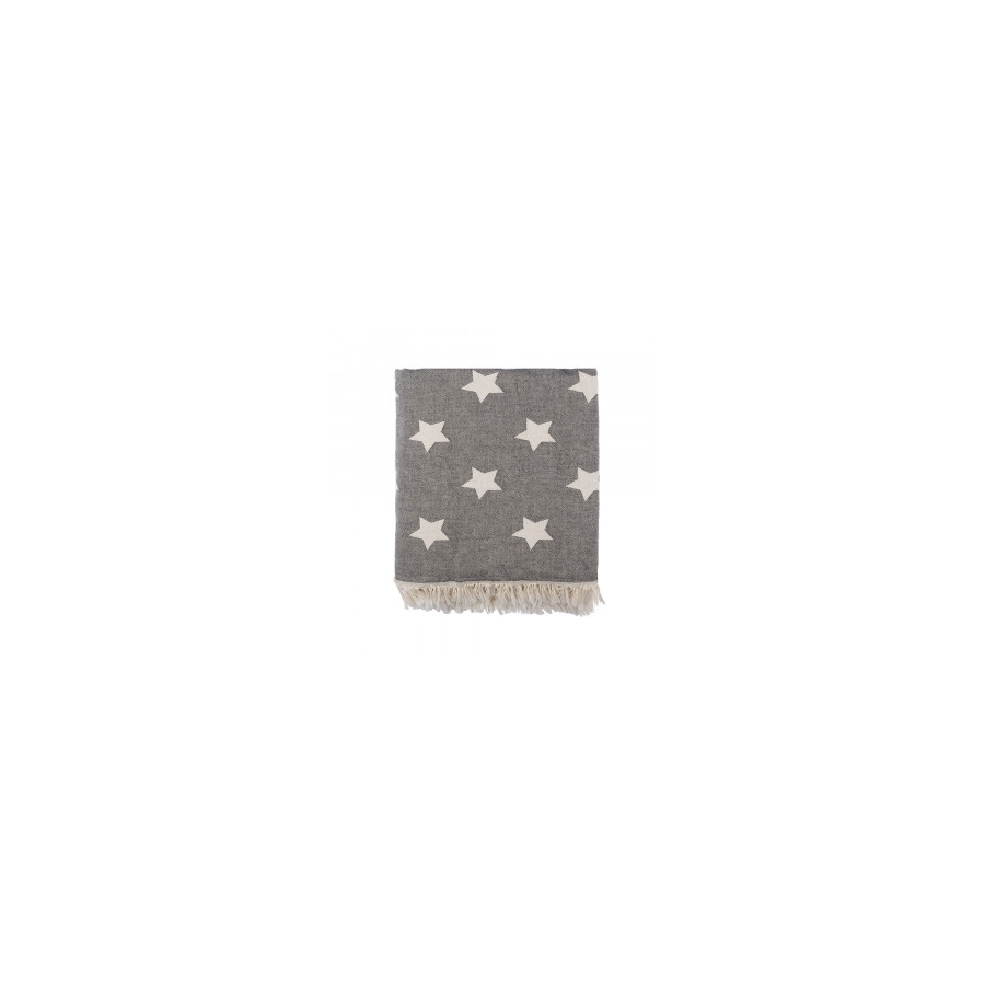 

Плед накидка Barine Stars Throw black черный 130*170