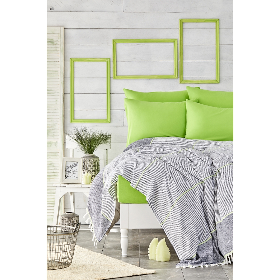 

Постельное белье Karaca Home Rapsody yesil 2020 2 зеленый pike jacquard 200*220 евро (svt-2000022245869)