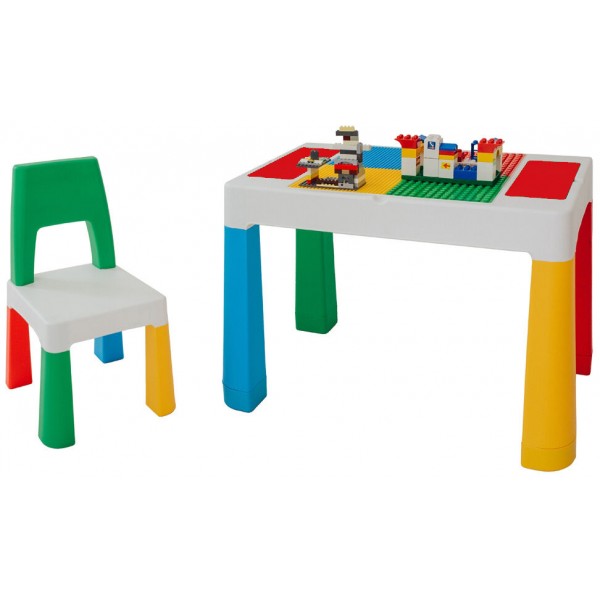 

Детский многофункциональный столик LAMOSA MULTIFUN 5в1 (1 СТУЛЬЧИК) Разноцветный