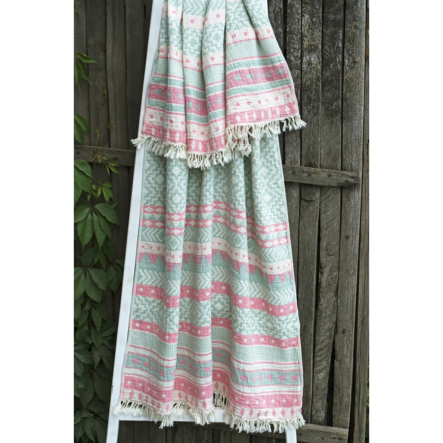 

Полотенце Barine Pestemal Morocco 90*160 Sage Pink розовый (svt-2000022223447)