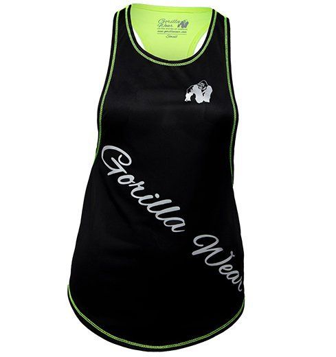 

Майка женская Florida Stringer Gorilla Wear M Черно-салатовый