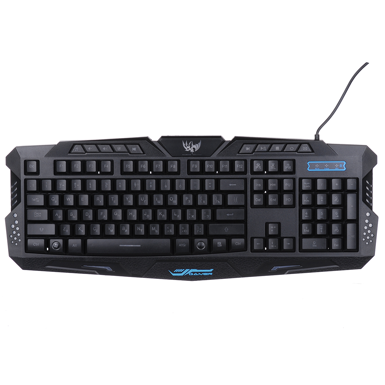 

Клавиатура проводная Keyboard LED M200
