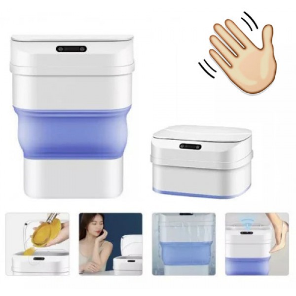 

Мусорное складное ведро с сенсорной крышкой TouchBin