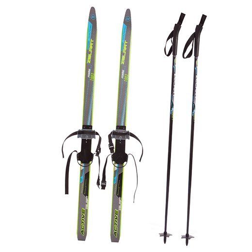 

Лыжи беговые с палками SK-0881 Zelart 90см Черно-сине-желтый (60363104)