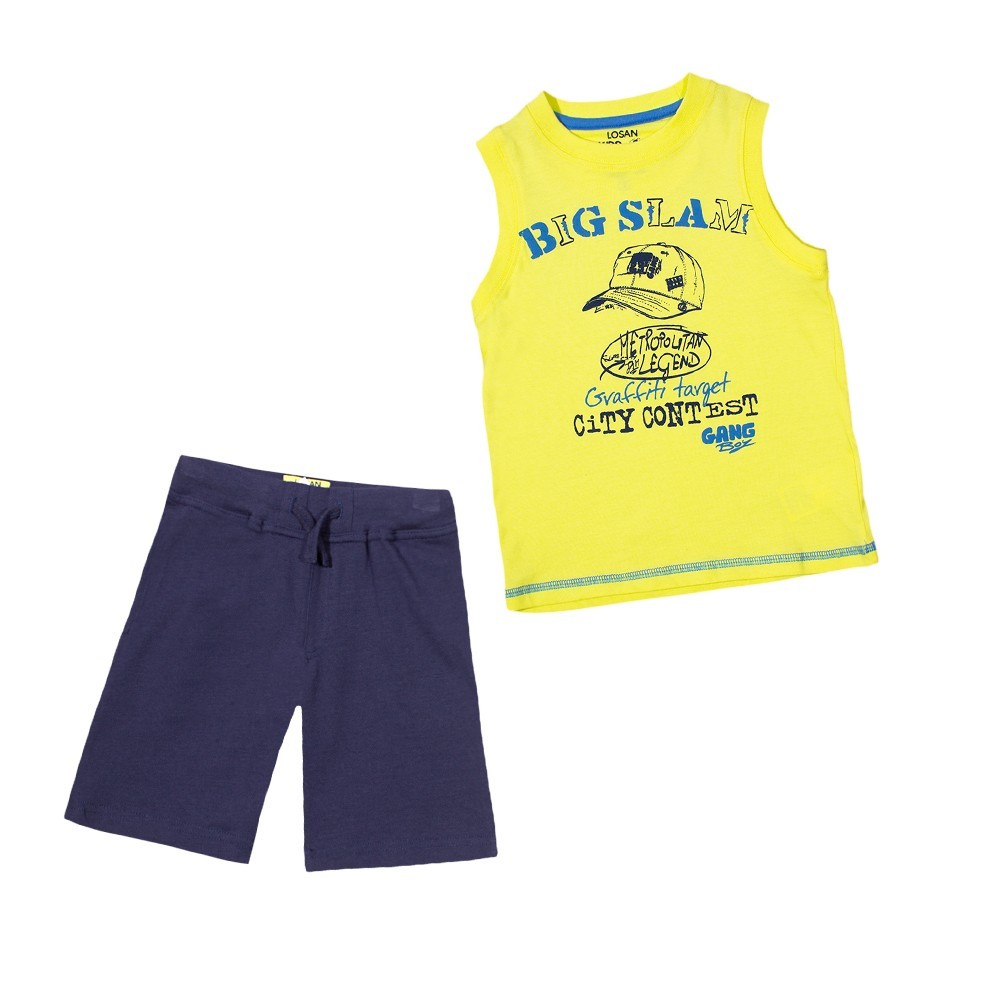 

Костюм : Майка и шорты Losan Kids boys (315-8014AC/588) Желтый 2 Years-92 см