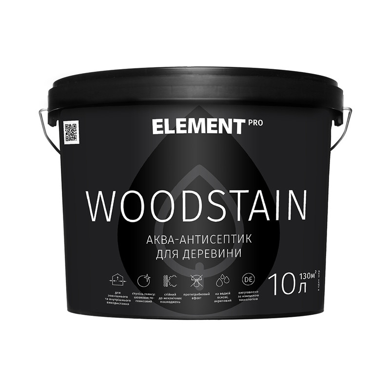 

Антисептик для дерева ELEMENT Aqua Antiseptik 10 л палисандр