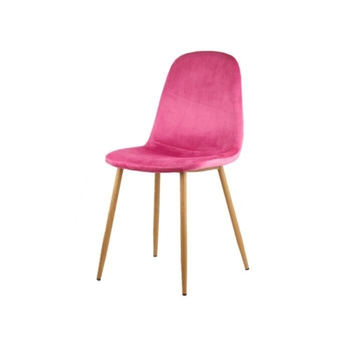 

Стул обеденный LYMEL OPRA VELVET розовый 440х390х860 мм