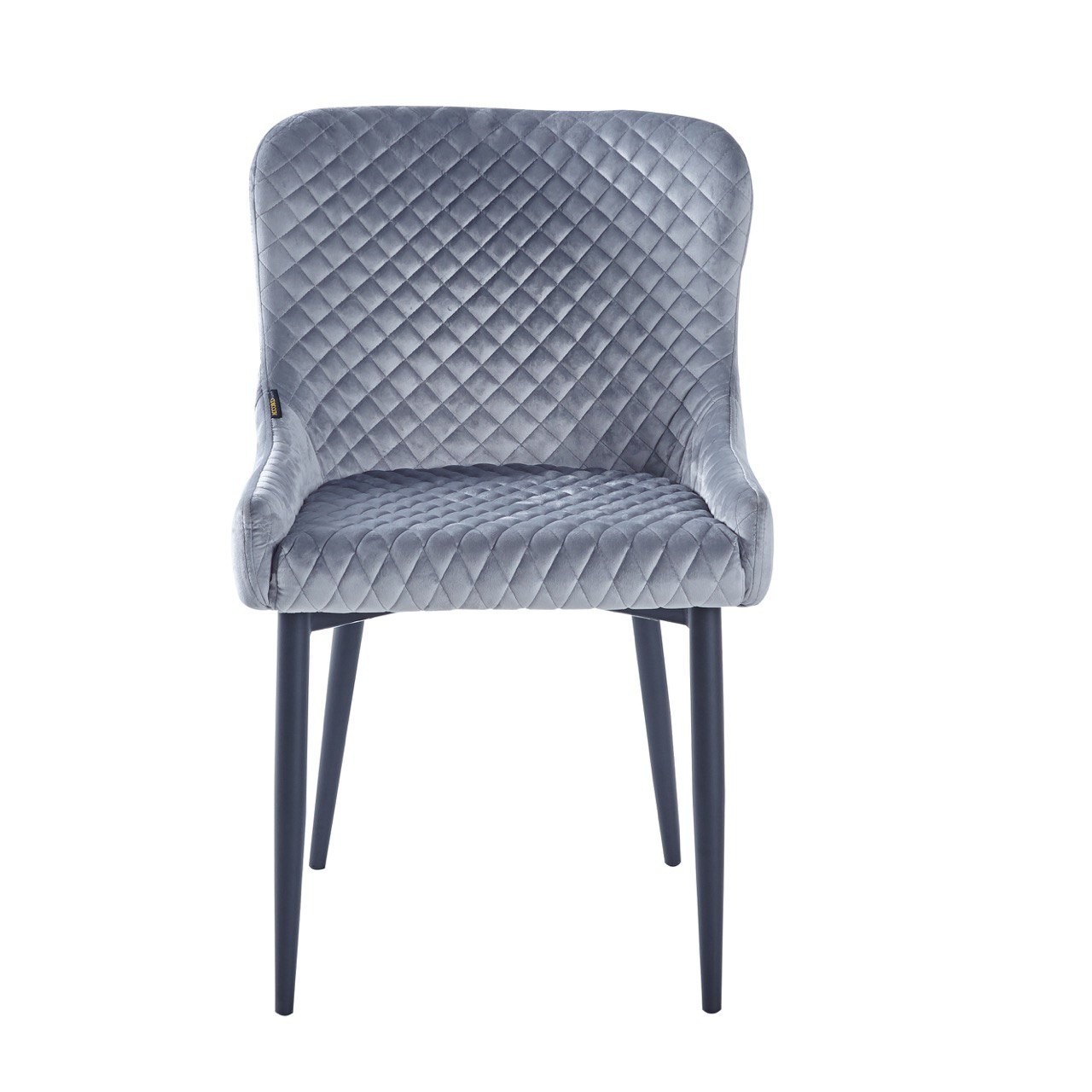 

Стул обеденный LYMEL DIEGO VELVET B серый 520x470x820 мм