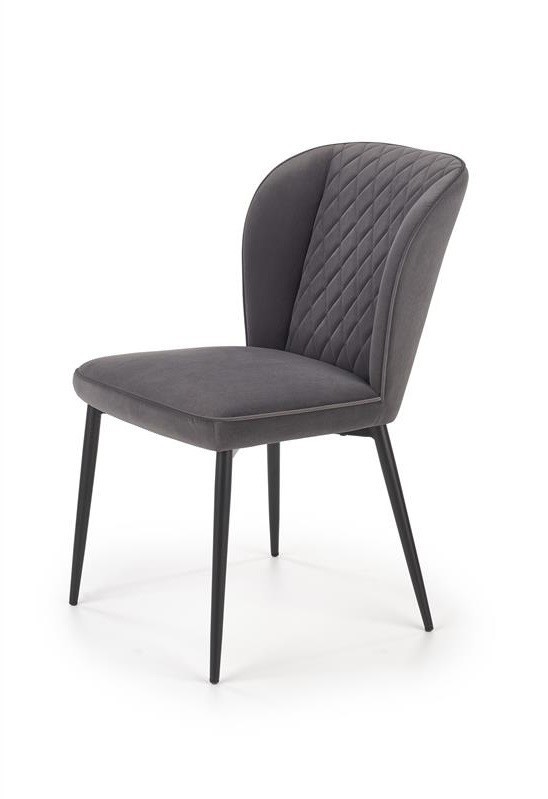 

Стул обеденный LYMEL KATRIN VELVET серый 460х570х850 мм
