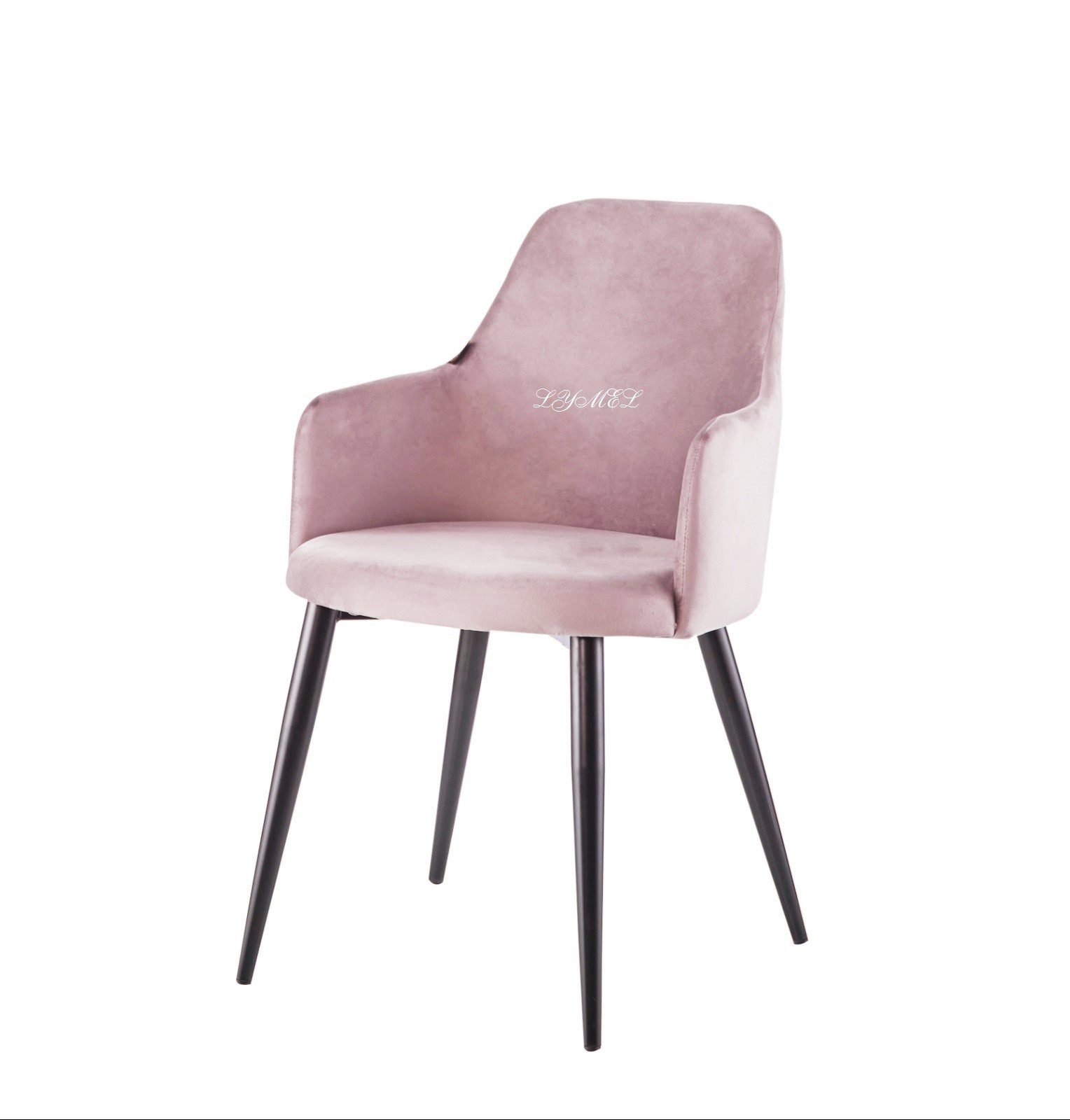 

Стул с обеденный LYMEL SYLLY VELVET розовый 540x600x870 мм