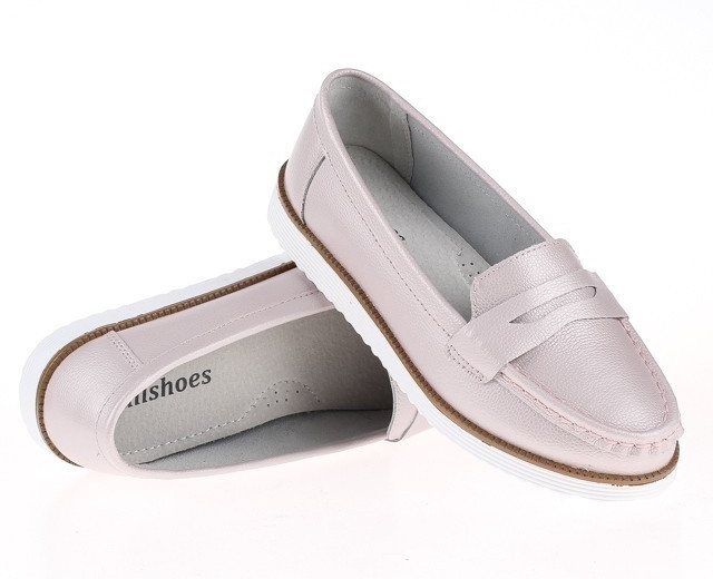 

Женские мокасины Allshoes 220-19131 40 Пудровые
