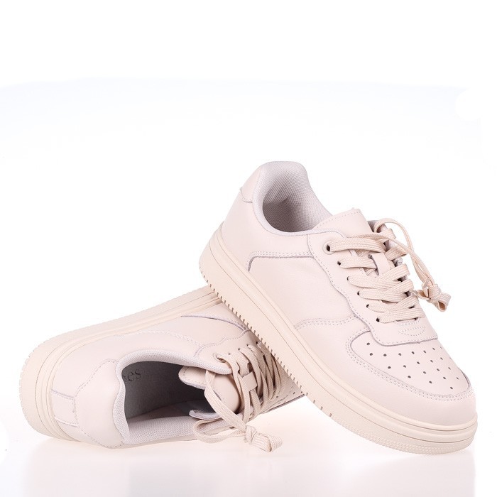 

Женские сникеры Allshoes BF1-20301 41 Пудровые