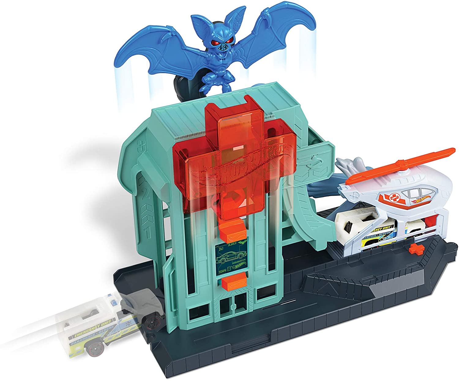 

Трек Хот Вилс Больница Летучих Мышей Hot Wheels Bat Hospital