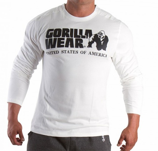 

Лонгслив Rubber Printed Gorilla Wear S Белый