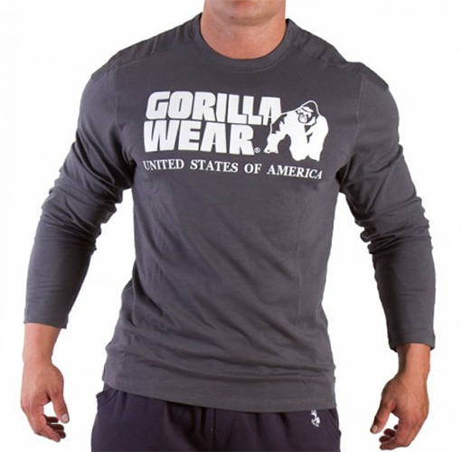 

Лонгслив Rubber Printed Gorilla Wear S Серый