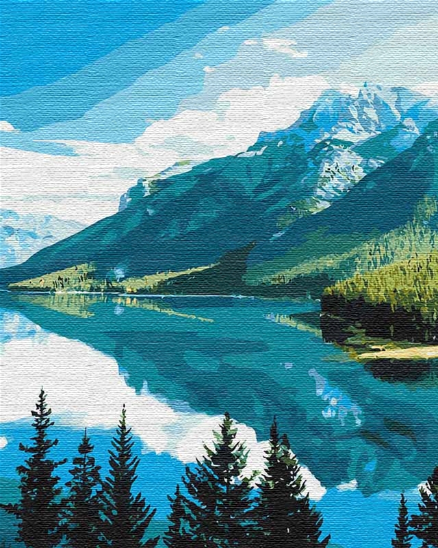 

Картина по номерам Идейка Горная красота 40 x 50 см (КНО2266)