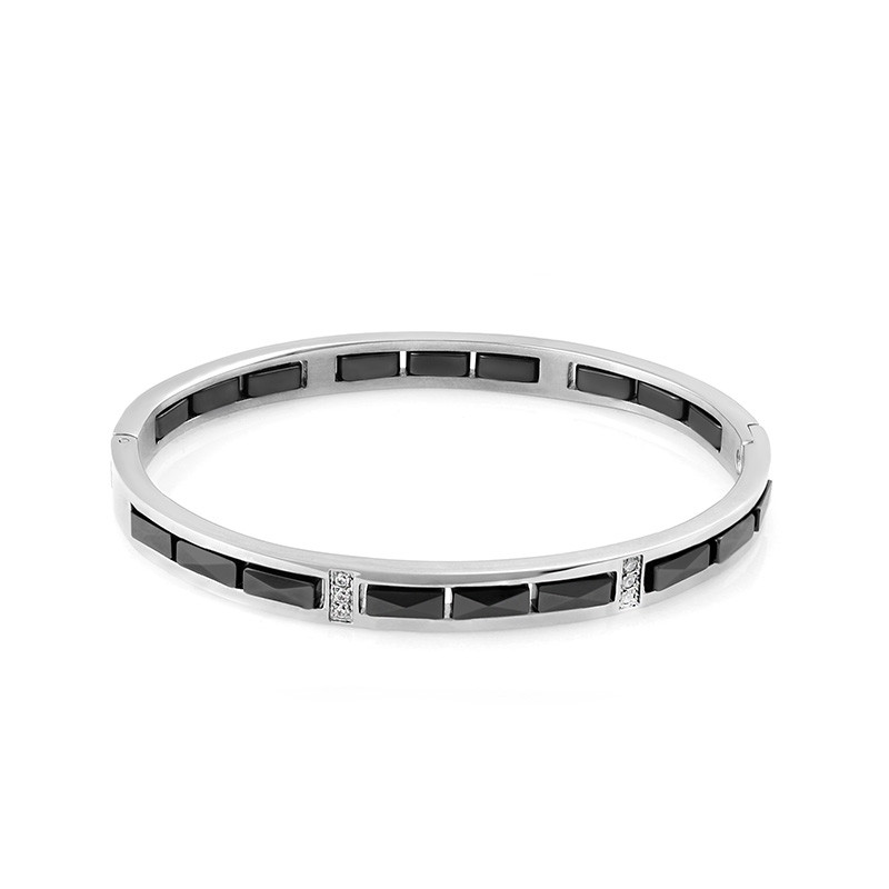 

Steel Story Браслет из керамики и медицинской стали 316L, БК-1818