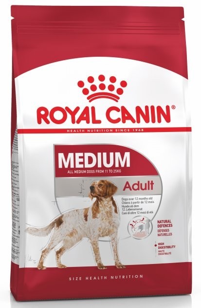 

Сухой корм Royal Canin Medium Adult для взрослых собак средних пород старше 12 месяцев 4 кг (3182550708197)