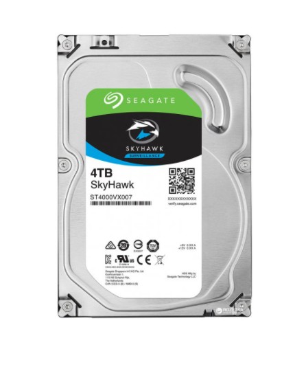 

Жорсткий диск Seagate SkyHawk HDD 4TB 5900rpm 64MB ST4000VX007 3.5 SATAIII