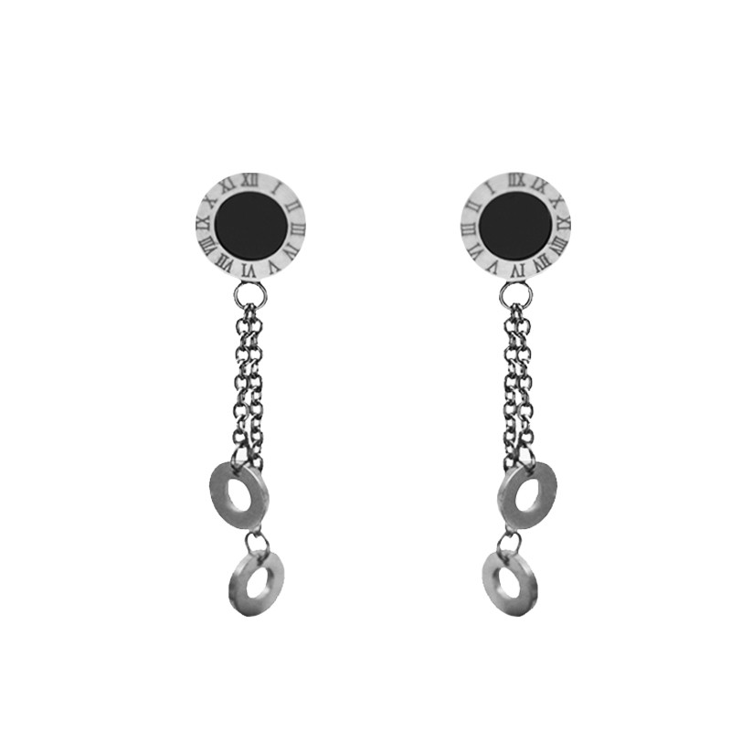 

Steel Story Серьги из медицинской стали 316L с позолотой, CZ-1153