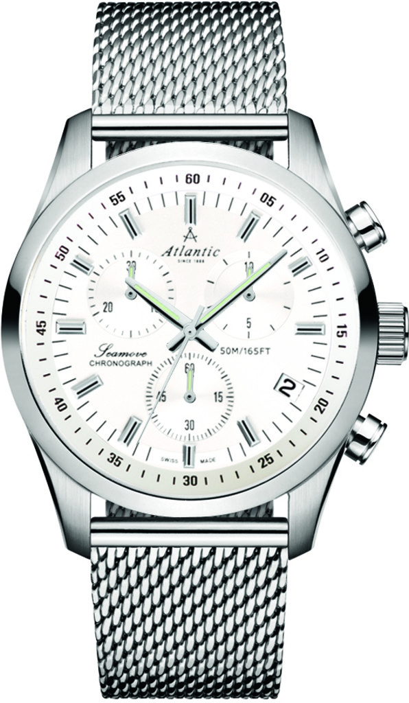 

Часы Atlantic 65456.41.21 кварц. Chronograph браслет