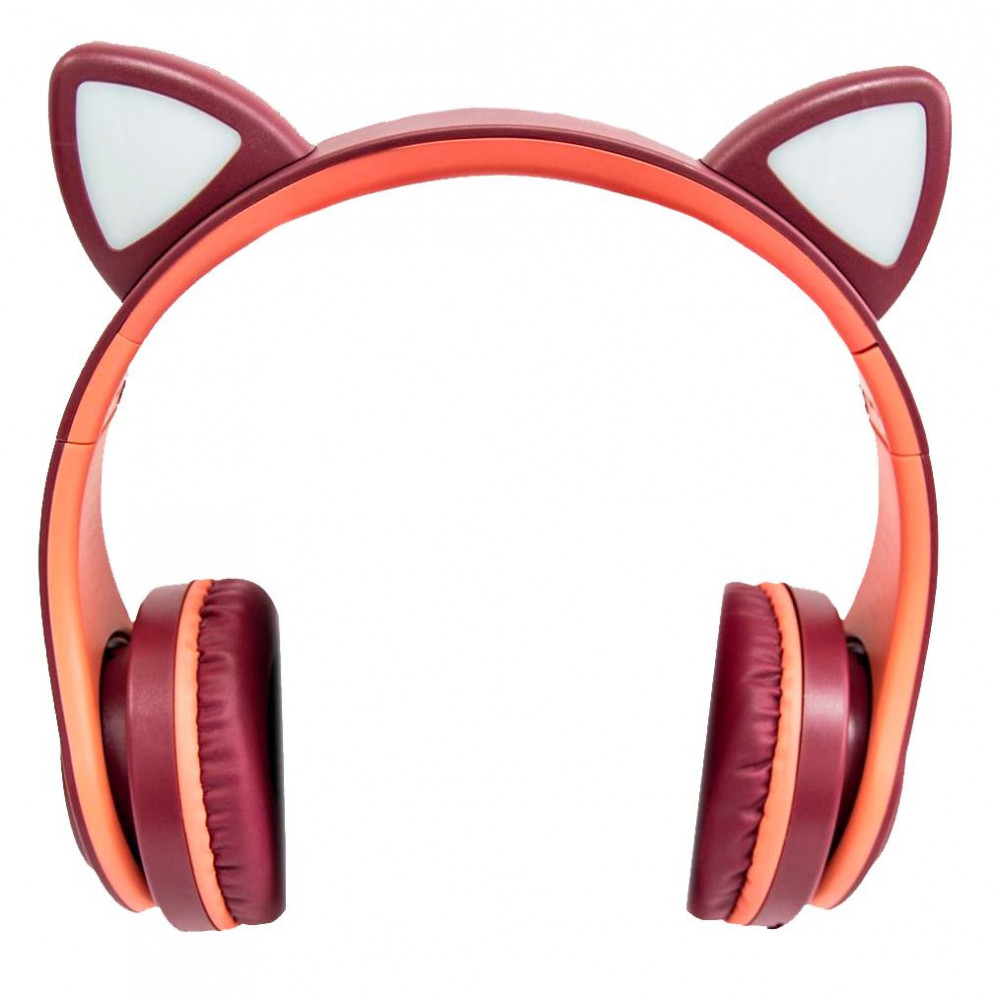 

Наушники с ушками CAT EAR YW-018 Bluetooth Бордовый (VS7004305)