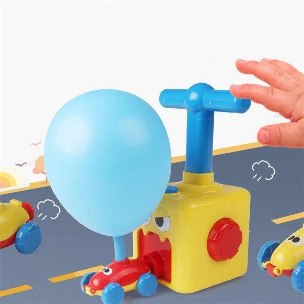

Машинки с шариками "Воздушные Гонки" Air Balloon Car Желтый аеромобиль, шарики с машинками + насос для шариков (VS7003967)