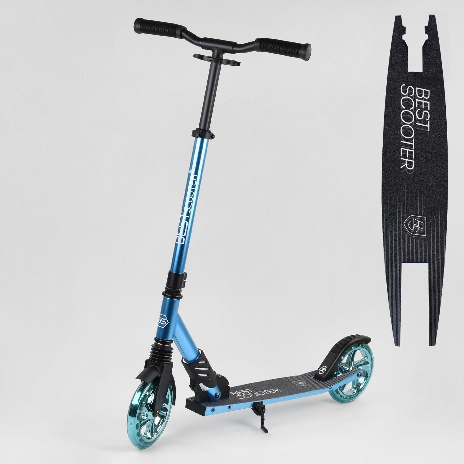 

Самокат Алюмінієвий Best Scooter S-30688 Голубой