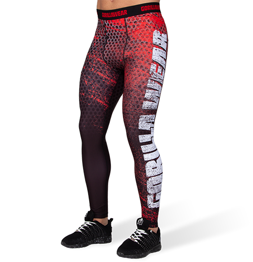 

Тайтсы Bruce Gorilla Wear 4XL Красно-серый