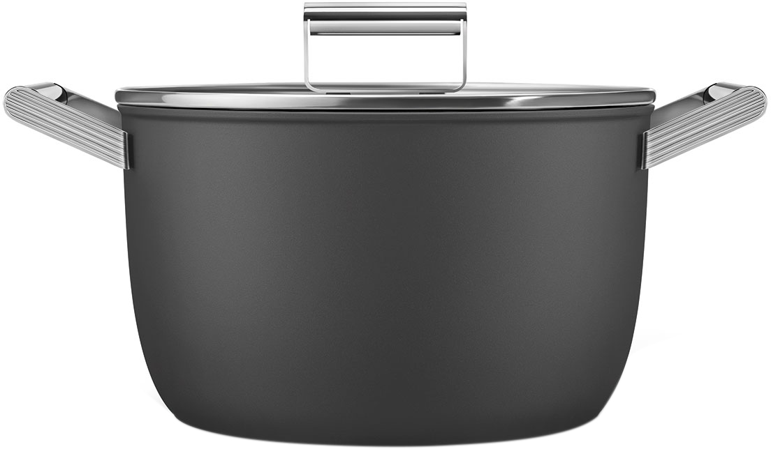 

Кастрюля Smeg 26 см Черная