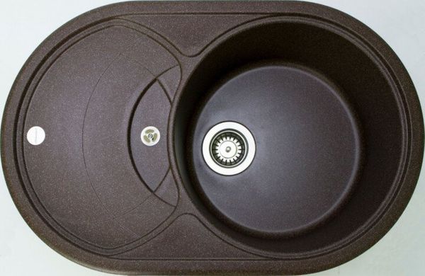 

Кухонна мийка Adamant SHELL 775х495х200, з сифоном, 05 коричневий
