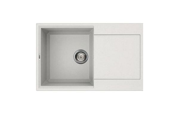 

Кухонна мийка Adamant HORIZON 790х500 мм, з сифоном, 01 білий