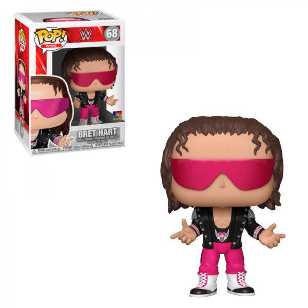 

Фигурка Funko POP! WWE: Bret Hart (w/ jacket) Vinyl Figure, 10 cm, 41944