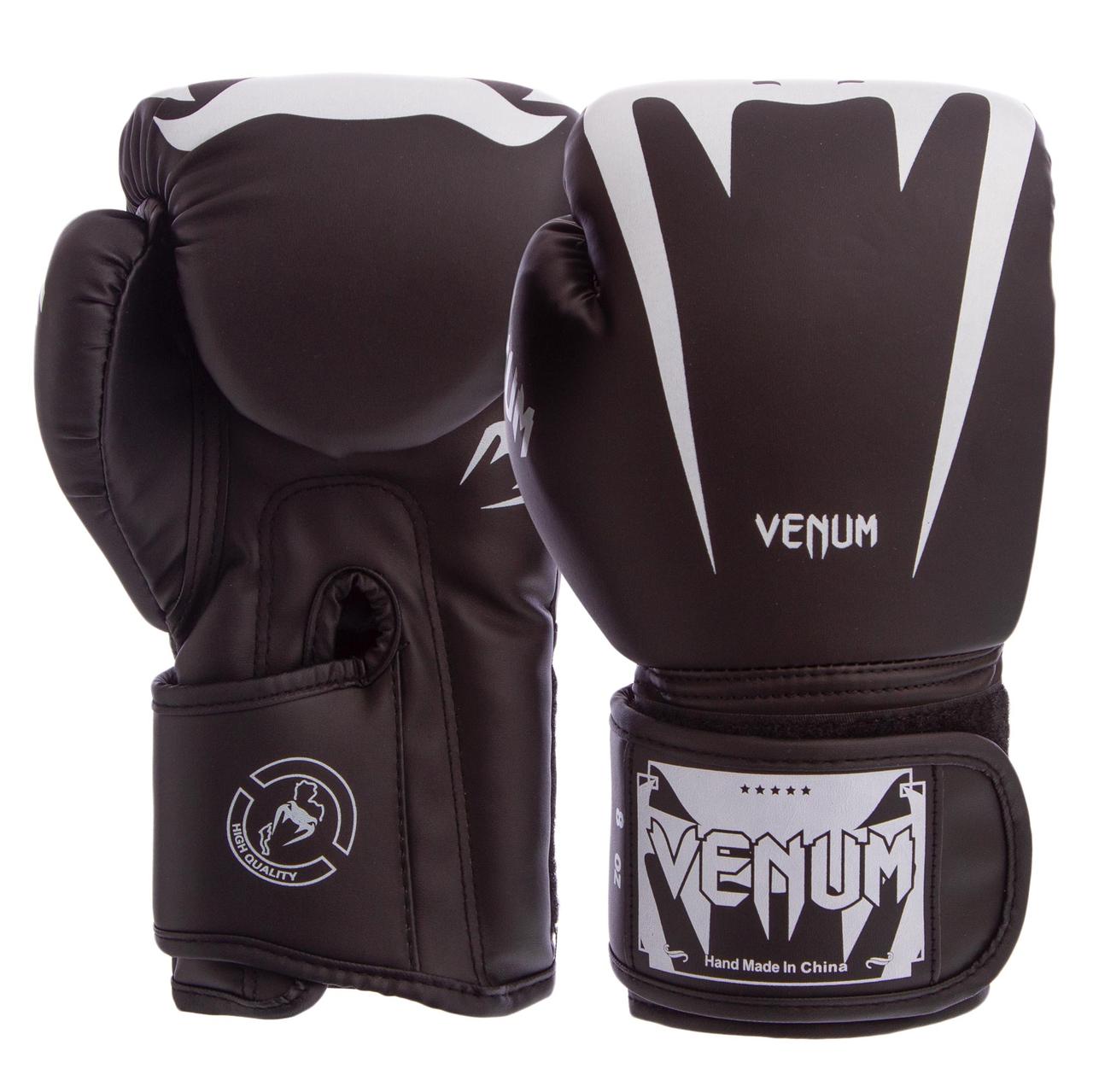 

Перчатки для бокса и единоборств VENUM Pro 8349 Black-White 8 унций