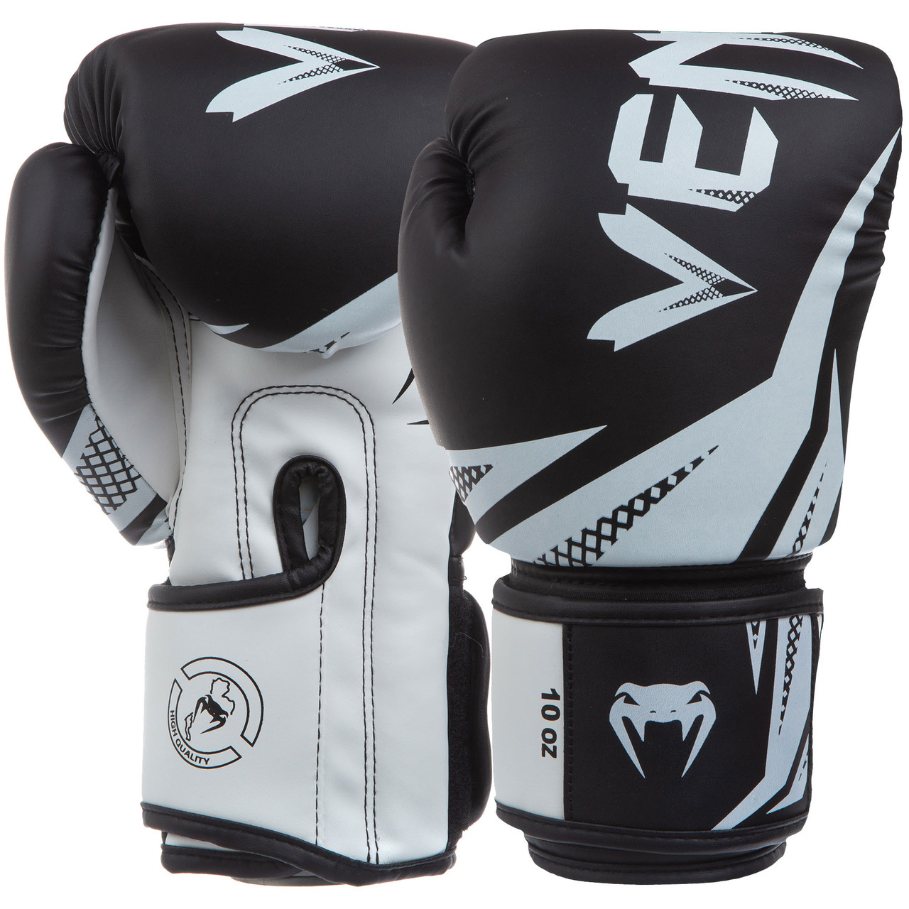 

Перчатки для бокса и единоборств VENUM Challenger 3.0 Heroe Pro 0866 Black-White 8 унций