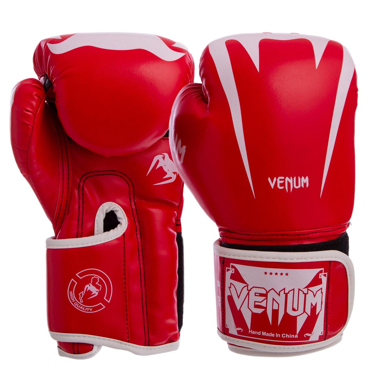

Перчатки для бокса и единоборств VENUM Pro 8349 Red-White 12 унций