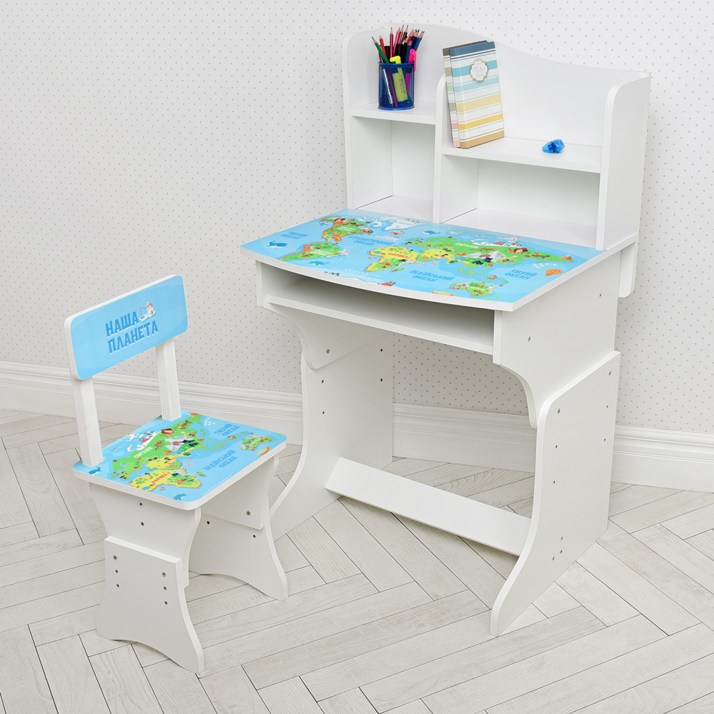 

Парта Bambi Наша планета 904-110 White / Blue (904-110)