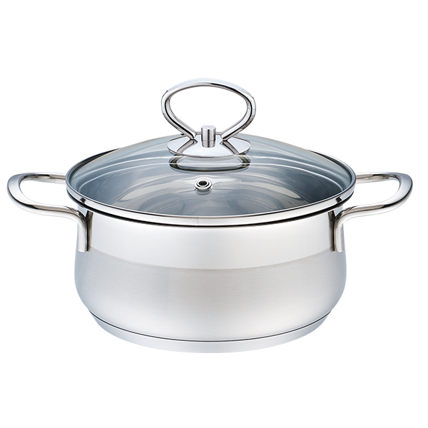 

Кастрюля нержавеющая Maestro с крышкой 28 см 8.6 л Steel (MR-3508-28)