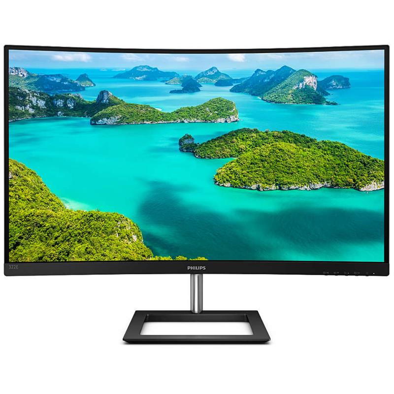 

Монитор Philips 32" 322E1C/00 VA Black/Silver Curved; 1920x1080, 250 кд/м2, 4 мс, D-Sub, DisplayPort, HDMI