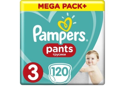 

Підгузники-трусики Pampers Pants 3 (6-11 кг) 120 шт